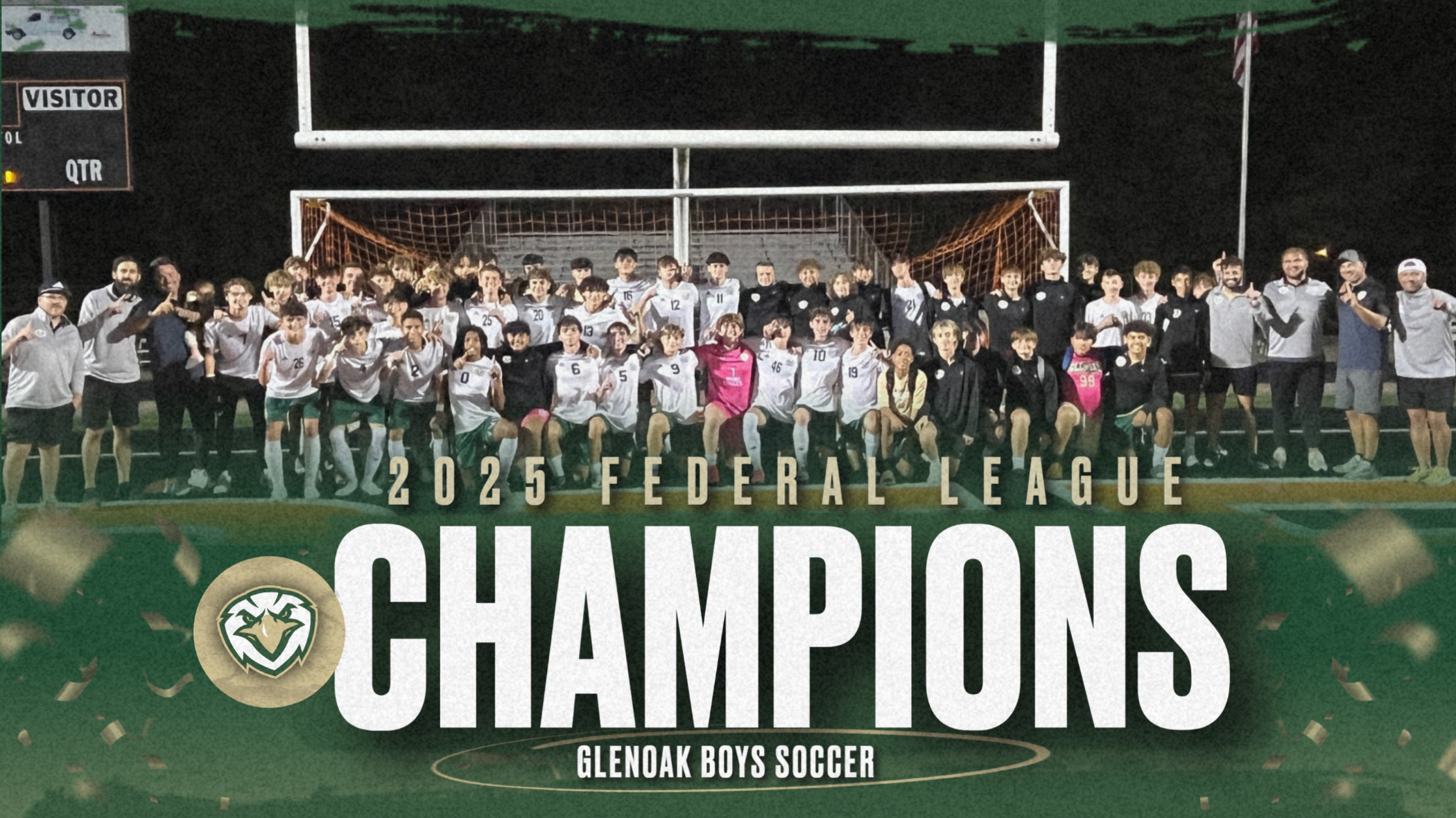 Glen Oak Boys Soccer League Champs 2025 Smaller